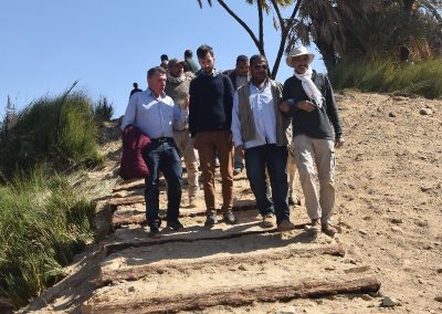 walking down the new steps made this season