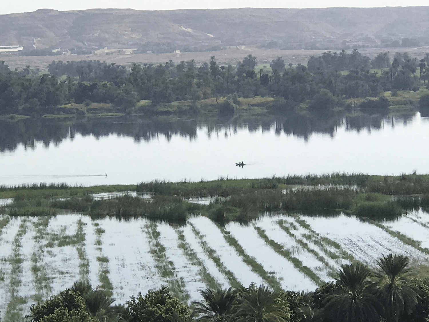 View of the Nile Valley from Shatt el-Rigal