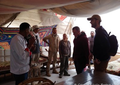 greeting on the boat during the storm, little Jonathan had the great honor to meet H.E. our ambassador