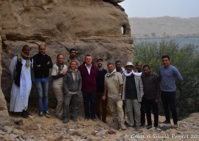 end of day one, group photo as the storm calms